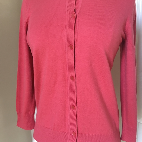 Talbots Pink Women's Sweater Cardigan - Picture 3 of 4